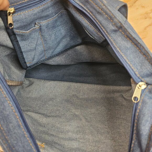 Guess Denim Tote Bag - Picture 4 of 6